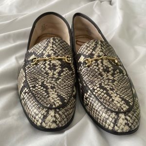 Sam Edelman Loraine Snake Print Loafers